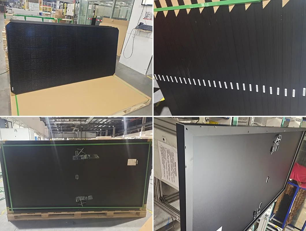 High Quality All Full Black Frame Monocrystalline Solar Panel 400W 410W 420W 550W Solar Panel Stock in Europe