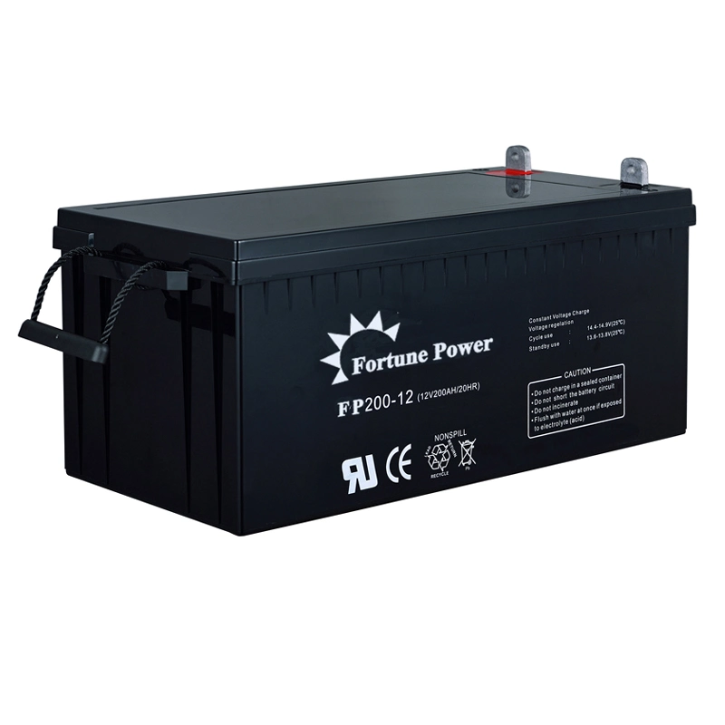 12V200ah Deep Cycle Gel Battery for Solar Power System