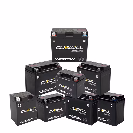 OEM&ODM selado livre de manutenção gel VRLA MF SLA baterias de chumbo-ácido do motor para a maioria das motocicletas (YTZ5S-BS)