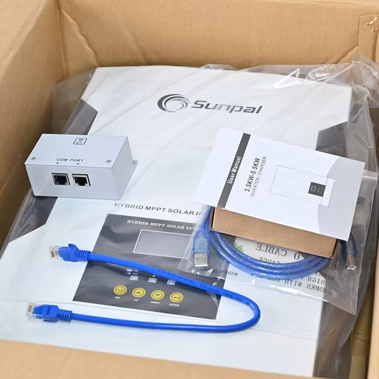 Melhor preço Frequência Solar Power on off Grid Tie Inversor Híbrido com Controlador de Carga MPPT